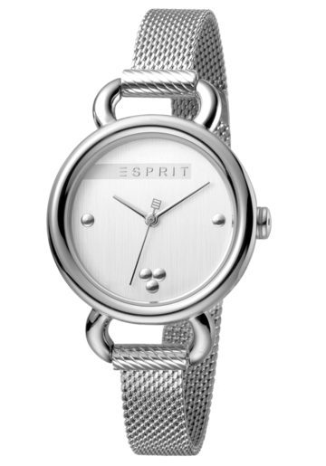 Esprit ES1L023M0035 Horloge + Armband Play staal 32 mm zilverkleurig