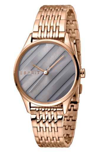 Esprit Horloge Easy staal 32 mm rosékleurig-grijs ES1L029M0065