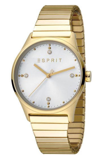 Esprit Horloge VinRose staal/rekband 34 mm rosékleurig-wit ES1L032E0075