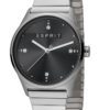 Esprit Horloge VinRose staal/rekband 34 mm matzilver-zwart ES1L032E0105