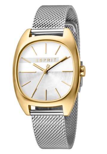 Esprit Horloge Infinity staal 32 mm zilver- en goudkleurig ES1L038M0115
