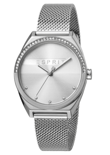 Esprit ES1L057M0045 Horloge Slice Glam 34 mm zilverkleurig