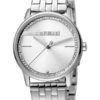 Esprit ES1L082M0035 Horloge Rock 34 mm zilverkleurig