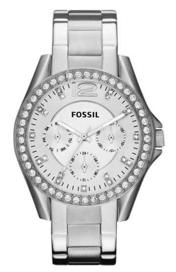 Fossil ES3202 Dameshorloge Riley met kristalen 38 mm