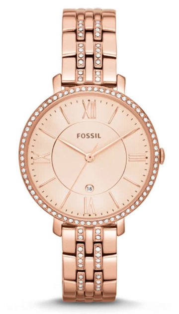 Fossil ES3546 Dameshorloge Jacqueline rosékleurig