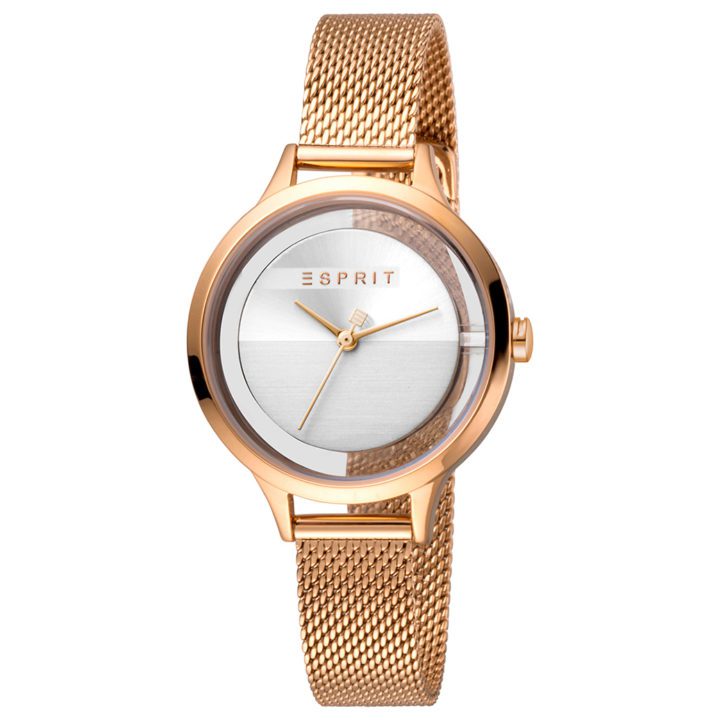 Esprit ES1L088M0035 Horloge Lucid Mesh 32 mm rosekleurig