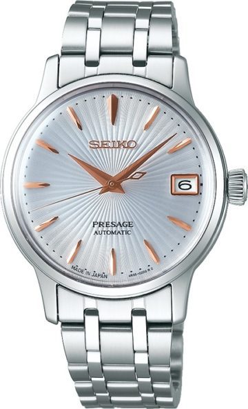 Seiko Presage Dameshorloge Presage Dames Analoog Zilverkleurig SRP855J1