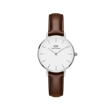 Daniel Wellington DW00100239 Classic Petite 28 mm Bristol White silver horloge