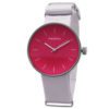 Prisma Unisex-horloge Simpel P.1251.34WG Roze wijzerplaat Nato