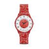 Colori Funtime 5 CLK104 Kinderhorloge met Hartjes - Siliconen Band - Ø 34 mm - Rood