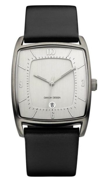 Danish Design IQ12Q959 Horloge titanium/leder
