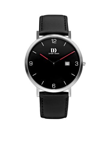 Danish Design Herenhorloge staal-leder IQ13Q1153