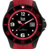 Ice-Watch horloge Ice Metal Black-Red 44 mm IW015782