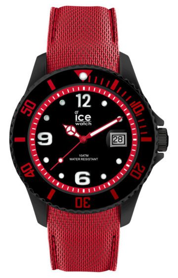 Ice-Watch horloge Ice Metal Black-Red 44 mm IW015782