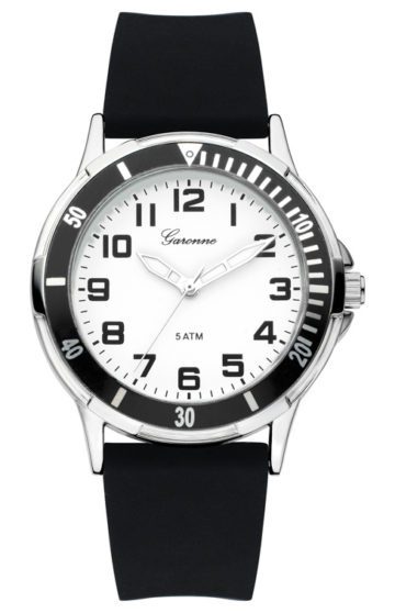 Garonne KQ10Q465 kinderhorloge zwart-wit 35 mm