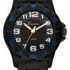 Garonne KQ13Q464 kinderhorloge zwart-blauw 35 mm