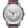 MVMT D-MC01-SBRL Horloge Chrono Silver-Brown 45 mm