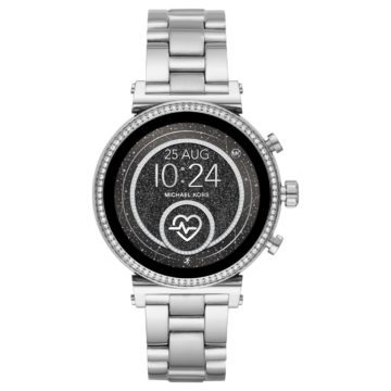 Michael Kors MKT5061 Access Sofie Generatie 4 Smartwatch zilverkleurig 42 mm