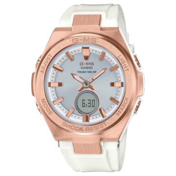 Casio MSG-S200G-7AER Baby-G Dameshorloge rosé-solar 38 mm