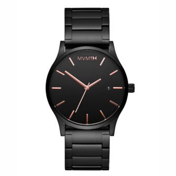 MVMT D-MM01-BBRG Horloge Classic Black Rose 45 mm