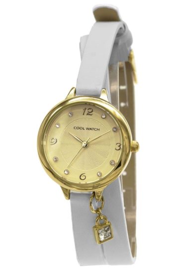 Coolwatch Meisjes-wikkelhorloge 'Bente' wit-goudkleurig CW.261