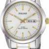 Pulsar PJ6023X1 Herenhorloge Goud- en zilverkleurig 37 mm