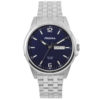 Prisma P.1664 Herenhorloge Pattern Blue 39 mm