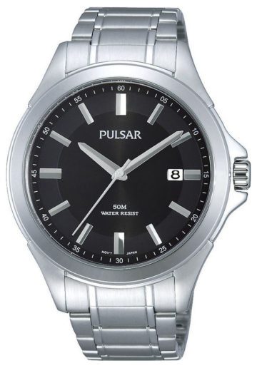 Pulsar Herenhorloge Zilverkleurig en Beschermde kroon PS9309X1