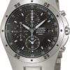 Seiko SND419P1 Herenhorloge titanium Chronograaf