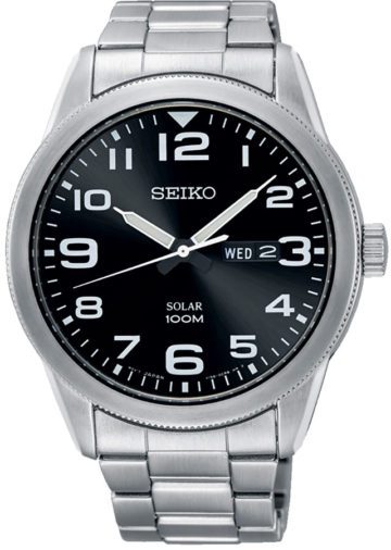 Seiko SNE471P1 Herenhorloge Solar 42 mm