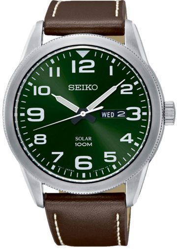 Seiko Herenhorloge Solar Bruin SNE473P1