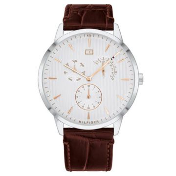 Tommy Hilfiger TH1710389 Horloge Brad staal/leder 44 mm