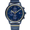 Tommy Hilfiger 1781893 Horloge Gigi Hadid 38 mm blauw-goudkleurig