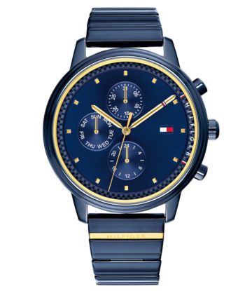 Tommy Hilfiger 1781893 Horloge Gigi Hadid 38 mm blauw-goudkleurig