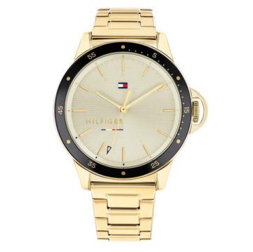 Tommy Hilfiger TH1782025 Horloge Ladies Driver goudkleurig 38 mm