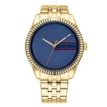 Tommy Hilfiger TH1782081 Horloge Lee goudkleurig-blauw 38 mm