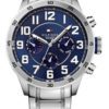 Tommy Hilfiger Horloge Trent staal/zilverkleurig 46 mm TH1791053