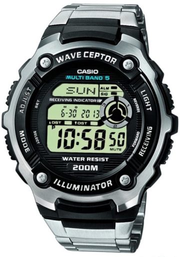 Casio WV-200DE-1AVER Horloge Radiogestuurd Digitaal 47,5 mm