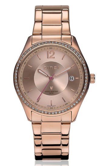 Zinzi horloge rosékleurig + gratis armband ZIW302