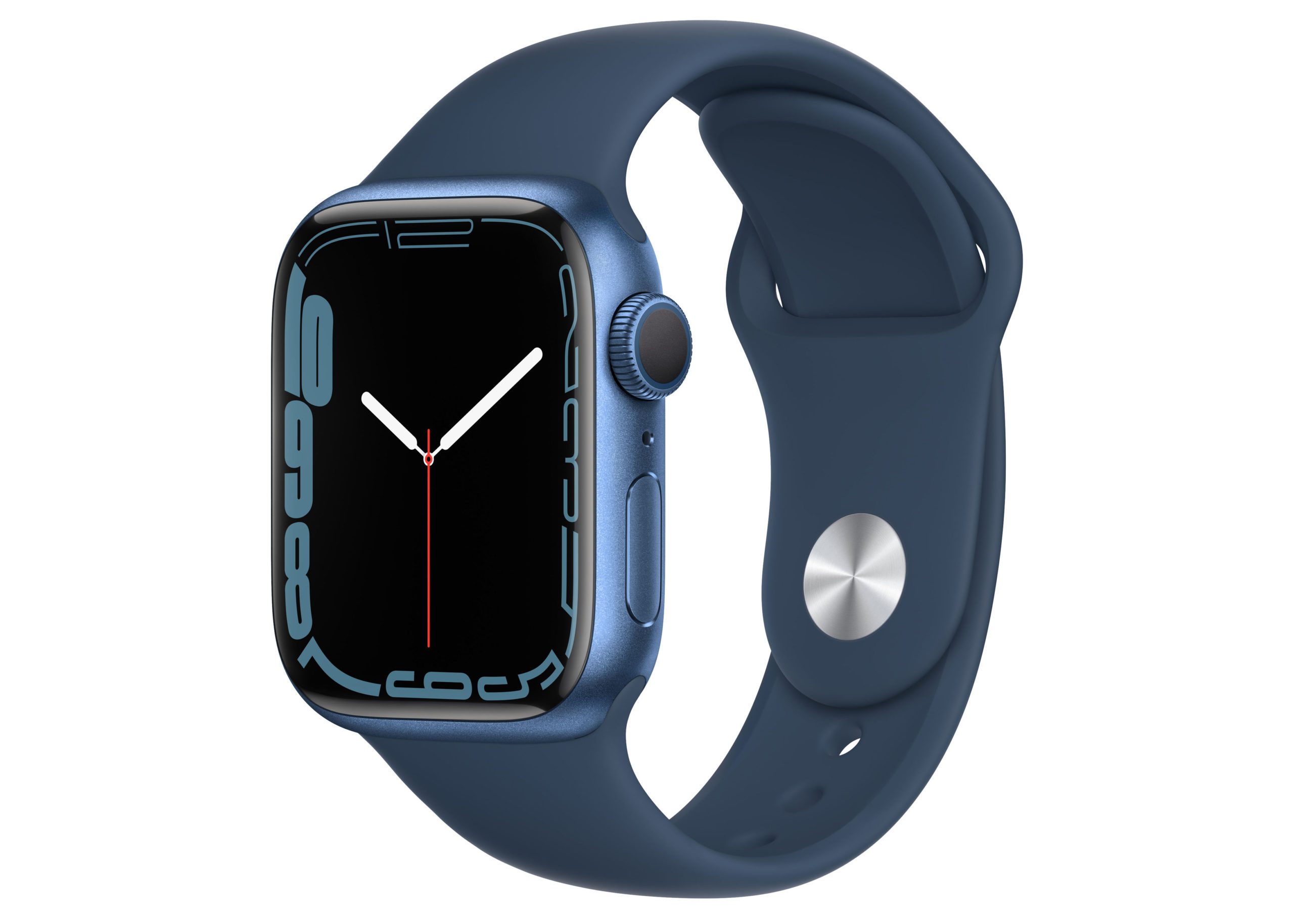 Apple Watch Series 7 GPS 41mm Blue Aluminum with Abyss Blue Sport Band MKN13LL/A